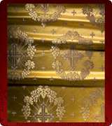 Metallic Brocade Fabric - 335-GS-BR-GM