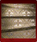 Metallic Brocade Fabric - 455-WS-DB-GM