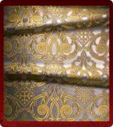 Metallic Brocade Fabric - 460-WS-DB-GM