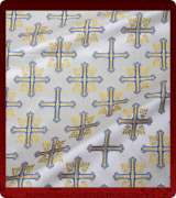 Metallic Brocade Fabric - 470-WS-DB-GM