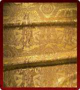 Metallic Brocade Fabric - 525-GS-BR-GM