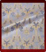 Metallic Brocade Fabric - 620-WS-DB-GM