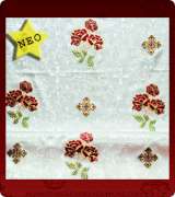 Metallic Brocade Fabric - 300-WS-RD-GM