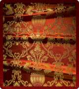 Metallic Brocade Fabric - 365-RD-BR-GM