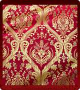 Metallic Brocade Fabric - 420-RD-BR-GM
