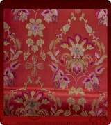 Metallic Brocade Fabric - 430-RD-BR-GM