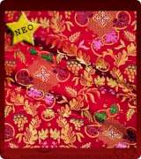 Metallic Brocade Fabric - 495-RD-BR-GM