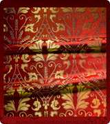 Metallic Brocade Fabric - 520-RD-BR-GM