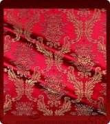 Metallic Brocade Fabric - 550-RD-BR-GM