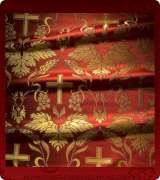 Metallic Brocade Fabric - 560-RD-BR-GM