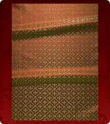 Metallic Brocade Fabric - 575-RD-BR-GM