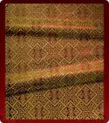 Metallic Brocade Fabric - 610-RD-BR-GM