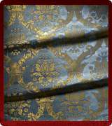 Metallic Brocade Fabric - 330-LB-DB-GM