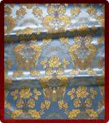 Metallic Brocade Fabric - 350-LB-DB-GM
