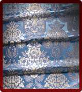Metallic Brocade Fabric - 355-LB-DB-SM