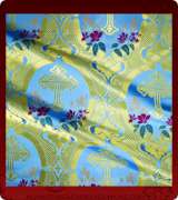 Metallic Brocade Fabric - 380-LB-NO-GM