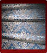 Metallic Brocade Fabric - 385-LB-DB-SM