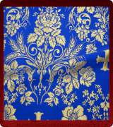 Metallic Brocade Fabric - 405-DB-GM-GM