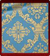 Metallic Brocade Fabric - 410-LB-DB-GM