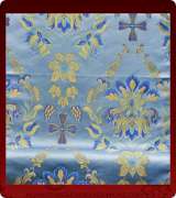 Metallic Brocade Fabric - 430-LB-DB-GM