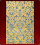 Metallic Brocade Fabric - 440-LB-LB-GM