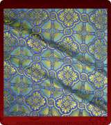 Metallic Brocade Fabric - 450-LB-DB-GM