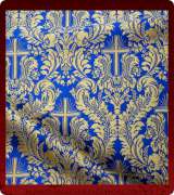 Metallic Brocade Fabric - 485-DB-NO-GM