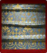 Metallic Brocade Fabric - 500-LB-DB-GM