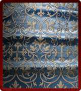 Metallic Brocade Fabric - 500-LB-DB-SM