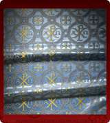 Metallic Brocade Fabric - 505-LB-DB-GM