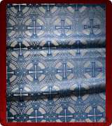 Metallic Brocade Fabric - 515-LB-DB-SM