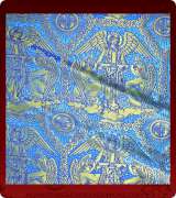 Metallic Brocade Fabric - 525-LB-DB-GM
