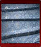 Metallic Brocade Fabric - 530-LB-DB-SM