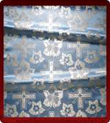 Metallic Brocade Fabric - 580-LB-SM-SM