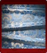 Metallic Brocade Fabric - 585-LB-LB-SM