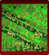 Metallic Brocade Fabric - 360-GR-GR-GM