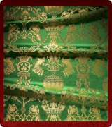 Metallic Brocade Fabric - 365-GR-GR-GM