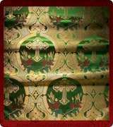 Metallic Brocade Fabric - 380-GR-NO-GM