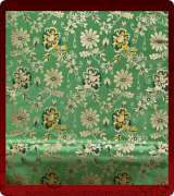 Metallic Brocade Fabric - 415-GR-GR-GM