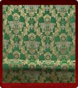 Metallic Brocade Fabric - 425-GR-GR-GM