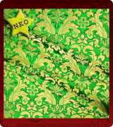 Metallic Brocade Fabric - 440-GR-GR-GM