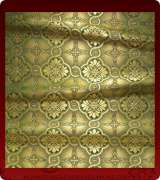 Metallic Brocade Fabric - 450-GR-GR-GM