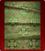 Metallic Brocade Fabric - 455-GR-GR-GM