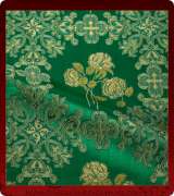 Metallic Brocade Fabric - 465-GR-GR-GM