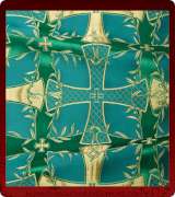 Metallic Brocade Fabric - 475-GR-GR-GM