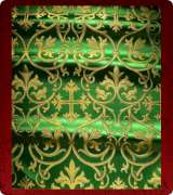 Metallic Brocade Fabric - 500-GR-GR-GM