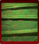 Metallic Brocade Fabric - 510-GR-GR-GM