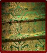 Metallic Brocade Fabric - 525-GR-GR-GM