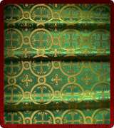 Metallic Brocade Fabric - 530-GR-GR-GM