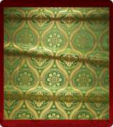 Metallic Brocade Fabric - 535-GR-GR-GM